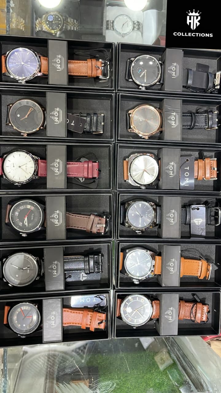 Original TOMI Watches Leather Straps